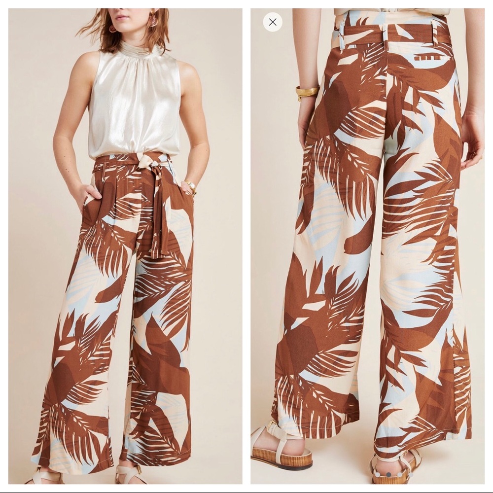 ANTHROPOLOGIE‎ dRA PARADISAS WIDE-LEG PANTS